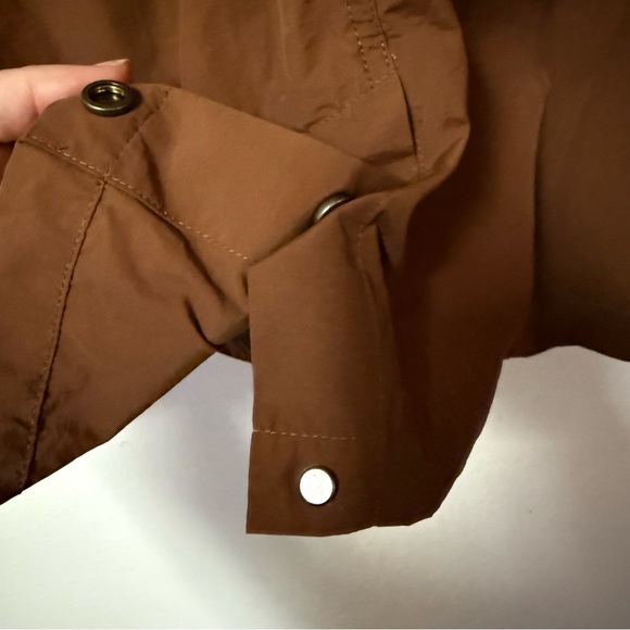 Eileen Fisher Lightweight Organic Cotton Nylon Zip Jacket | Petite Small | EUC - Picture 7 of 7